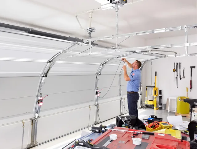 Garage door cable repair service by Bonita Springs Garage Door Repair in Bonita Springs