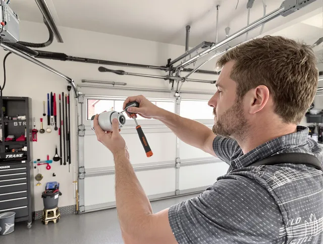 Garage door opener repair service by Bonita Springs Garage Door Repair in Bonita Springs